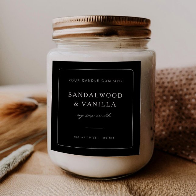 Sticker produit de marque Étiquette de bougie de C (Créateur téléchargé)