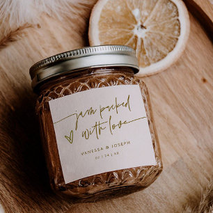 Sticker professionnel Étiquette de produit Jam Fav