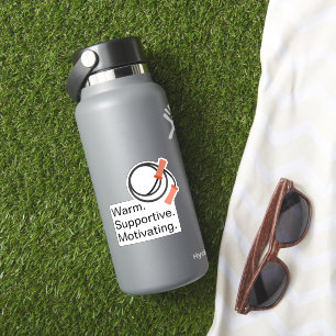 Sticker Promo Débutant Fitness, Chaleureux Soutien Motivan