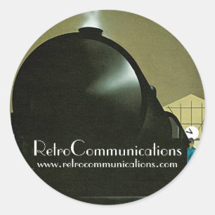 Sticker Promo Rétro - Train