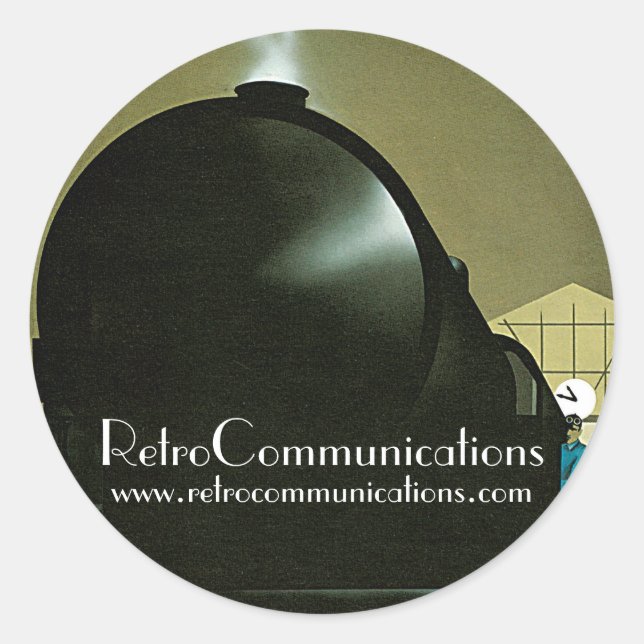 Sticker Promo Rétro - Train (Devant)