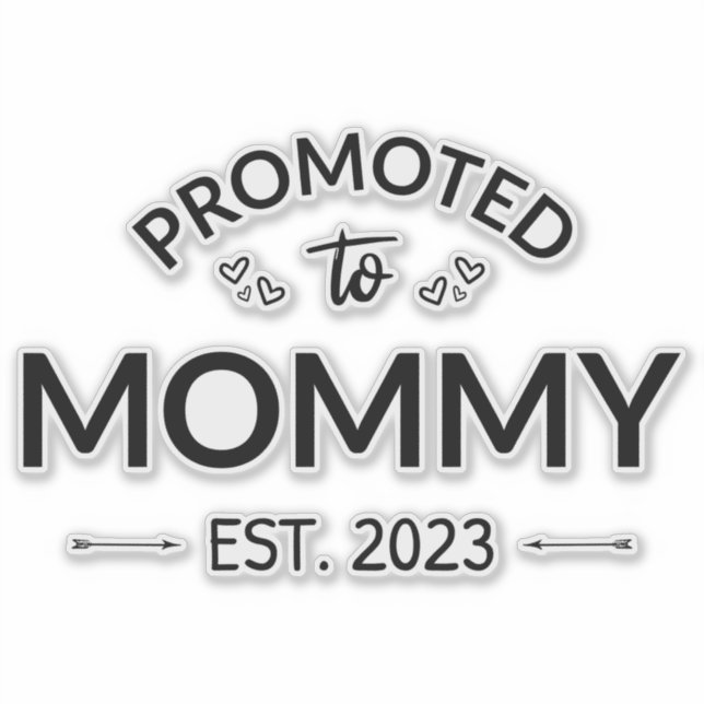 Sticker Promu À Mommy Est. 2023 II (Devant)