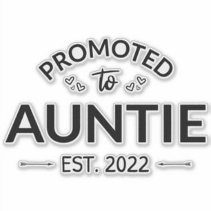 Sticker Promu À Tante Est. 2022 II
