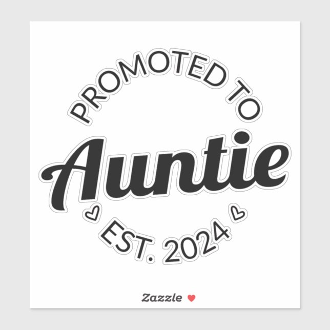 Sticker Promu À Tante Est. 2024 I (Feuille)