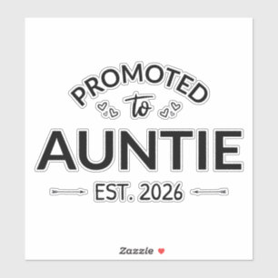Sticker Promu À Tante Est. 2026 II