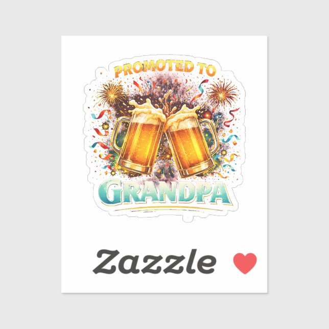 Sticker Promu Grand-Père Futur (Feuille)