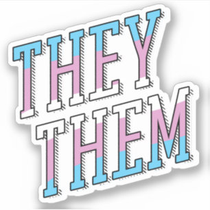 Sticker Pronoms Trans Ils Elles