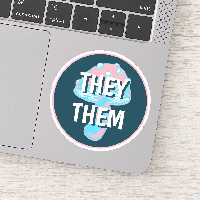 Sticker Pronononononononononosés Transgenre (Détail)