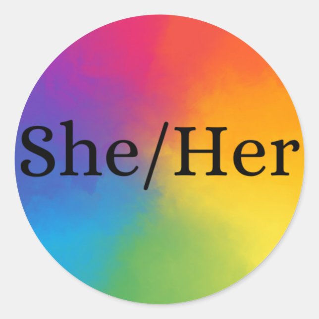 Sticker Pronoun (Devant)