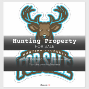 Sticker Propriété de chasse à vendre Société Annonce de vé