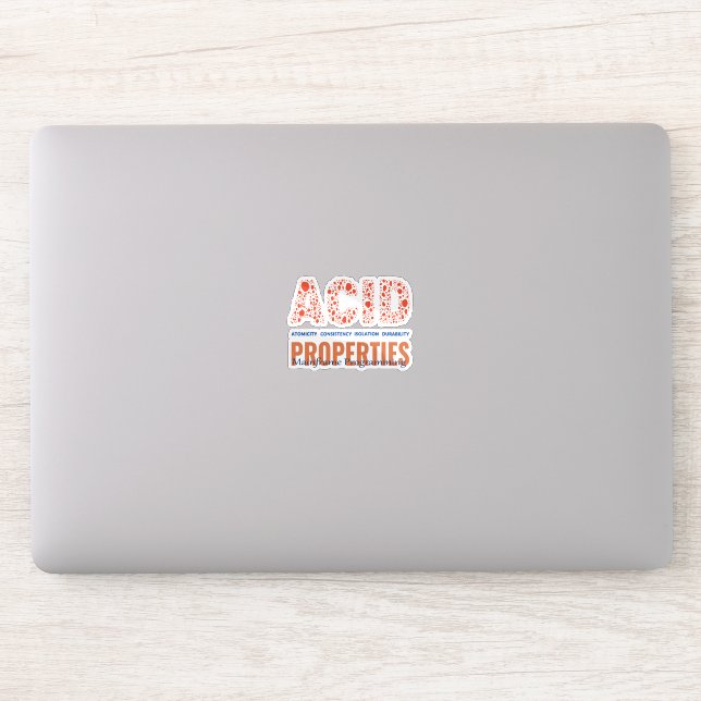 Sticker Propriétés ACID dans l'autocollant de programmatio (Ordinateur)