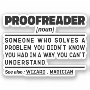 Sticker Prospecteur Noun Funny Grammar Examinateur Geek