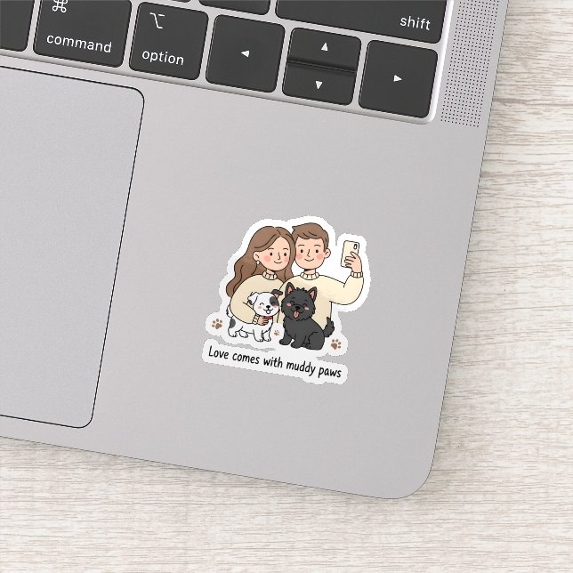 Sticker Prosperity Paws: The Ultimate Couple & Pet  (Détail)