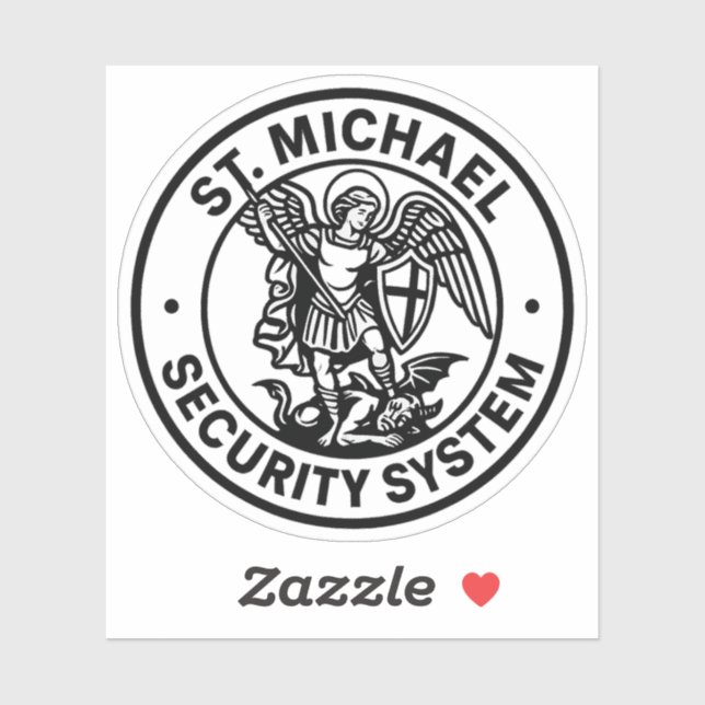 STICKER PROTECTION DE SAINT-MICHEL L'ARCHANGE (Feuille)