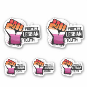 Sticker Protéger les jeunes lesbiennes