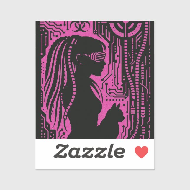 Sticker Protocole Neon Dread (Feuille)