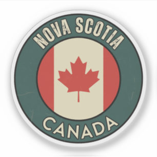 Sticker Province de Nouvelle-Écosse Canada