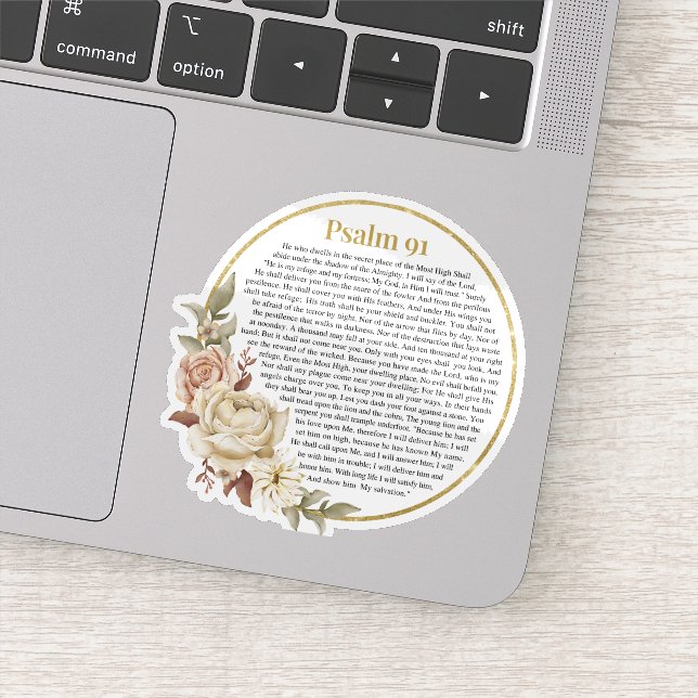 Sticker Psaume 91 NKJV (Détail)