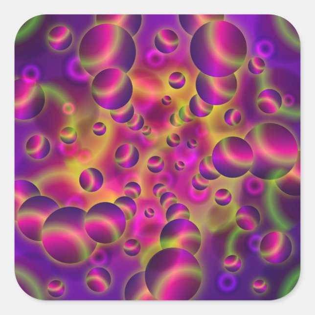 Sticker Psychedelic Visions (Devant)