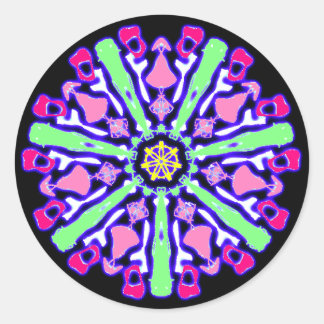 Sticker psychédélique coloré n°3