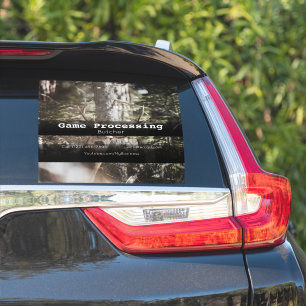 Sticker publicitaire du véhicule de traitement de