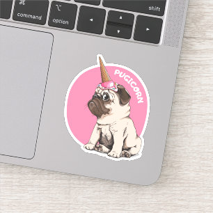 Sticker Pugicorn