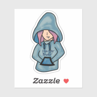 Sticker Puissance du piratage