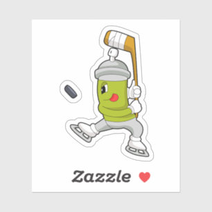 Sticker Pulvérisateur de glace Hockey sur glace bâton de h