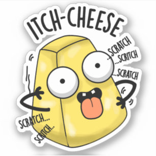 Sticker Pun de fromage à la broche