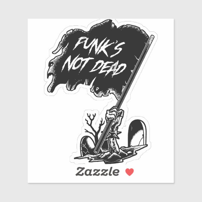 Sticker Punk's Not Dead  (Feuille)