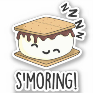Sticker Puns drôles de Smore Smoring