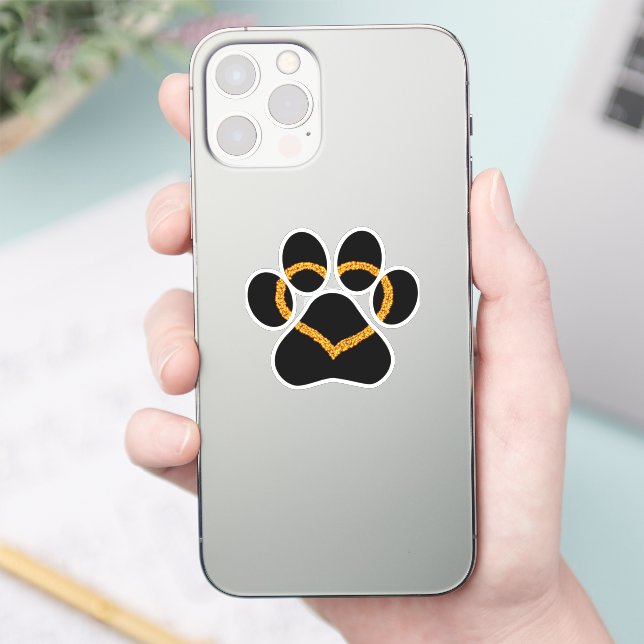 Sticker Puppy Love Vinyl Car Decal (Téléphone)