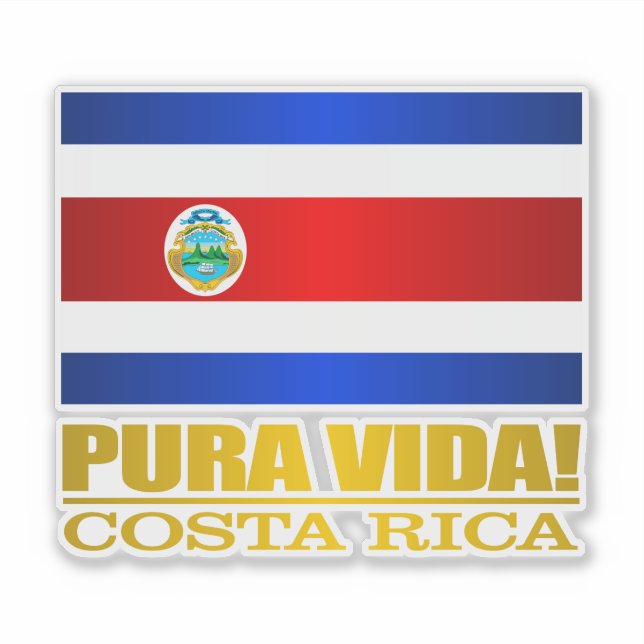 Sticker Pura Vida ! (Devant)