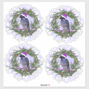Sticker Purple Martin Holiday