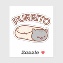 Sticker PURRITO Cat Burrito