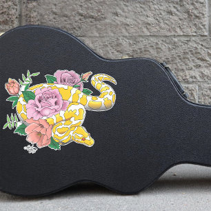 Sticker Python albino