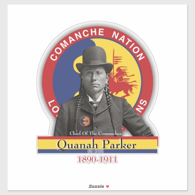 Sticker Quanah Parker (Feuille)
