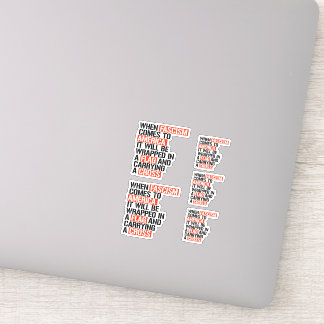 Sticker Quand le fascisme arrive en Amérique