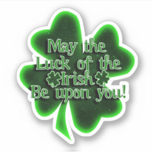 Sticker Que la chance des Irlandais vous accompagne à la S