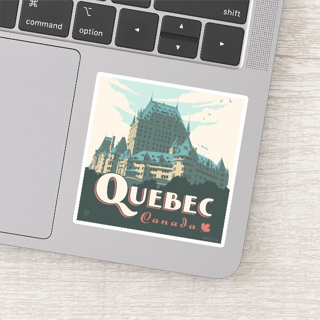Sticker Québec Canada | Château Frontenac (Détail)