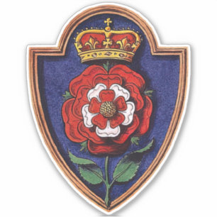 Sticker Queen Catherine Howard Badge royal Tudor Rose