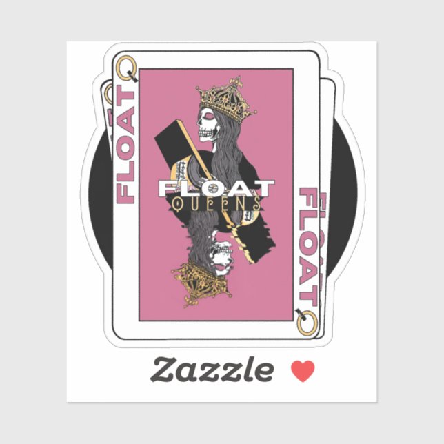 Sticker Queen Float (Feuille)