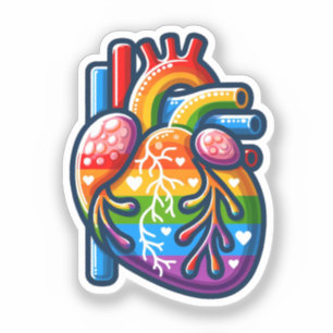 Sticker Queer Heart