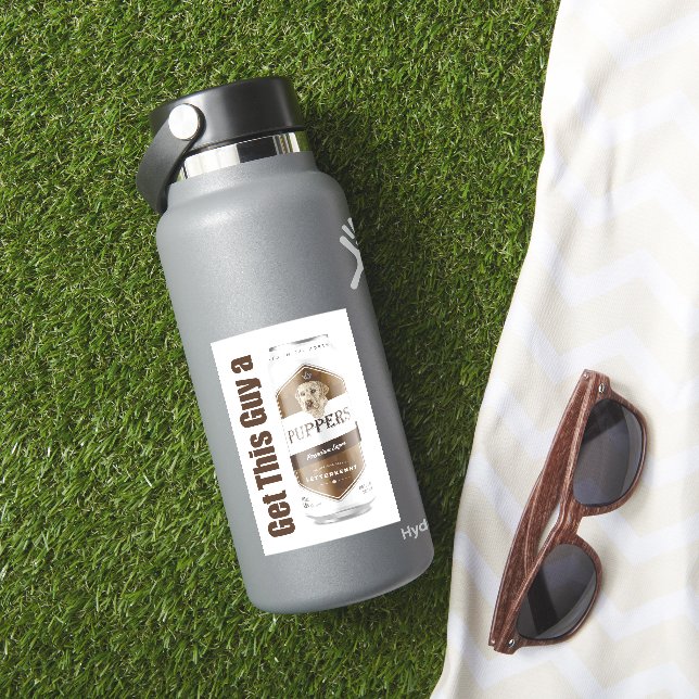 Sticker Quelqu'Un Obtient Ce Type Une Marionnette - Letter (HydroFlask Insitu)