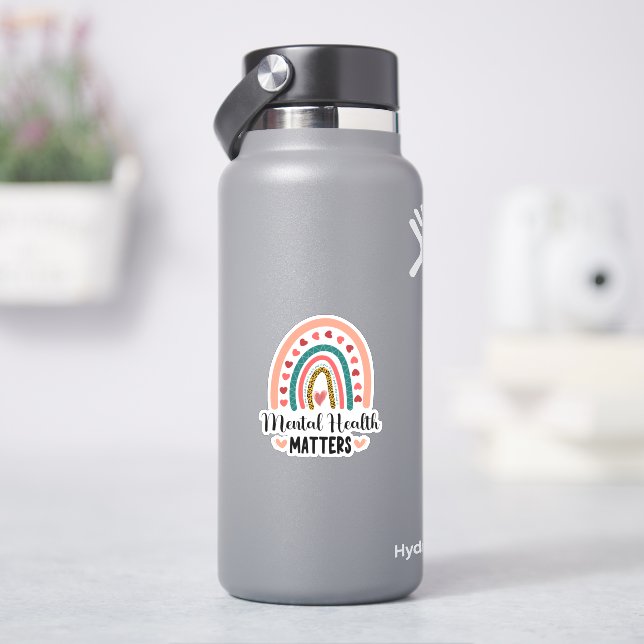 Sticker Questions de santé mentale (HydroFlask)