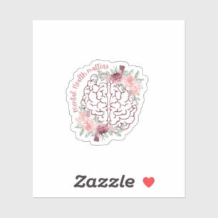 Sticker Questions de santé mentale Côté Rosa Mind Esth