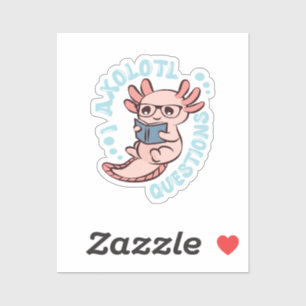 Sticker Questions sur l'Axolotl