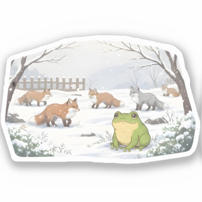 Sticker Quiet Curiosity (Recto)