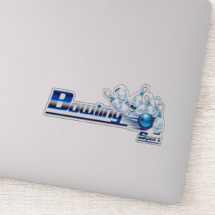 Sticker Quilles et boule de bowling