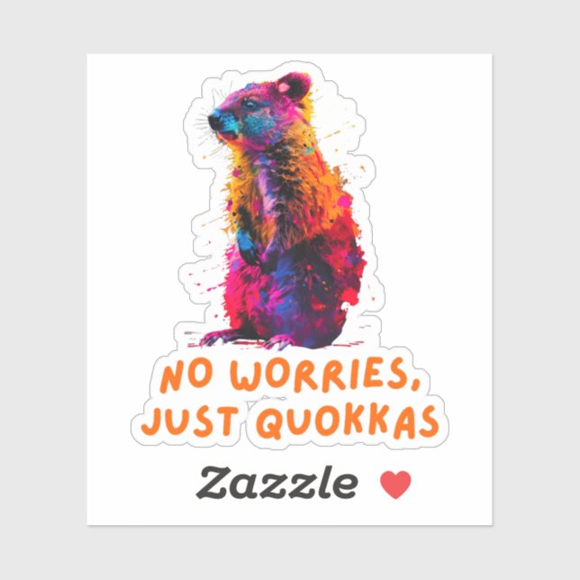 Sticker Quokka (Feuille)
